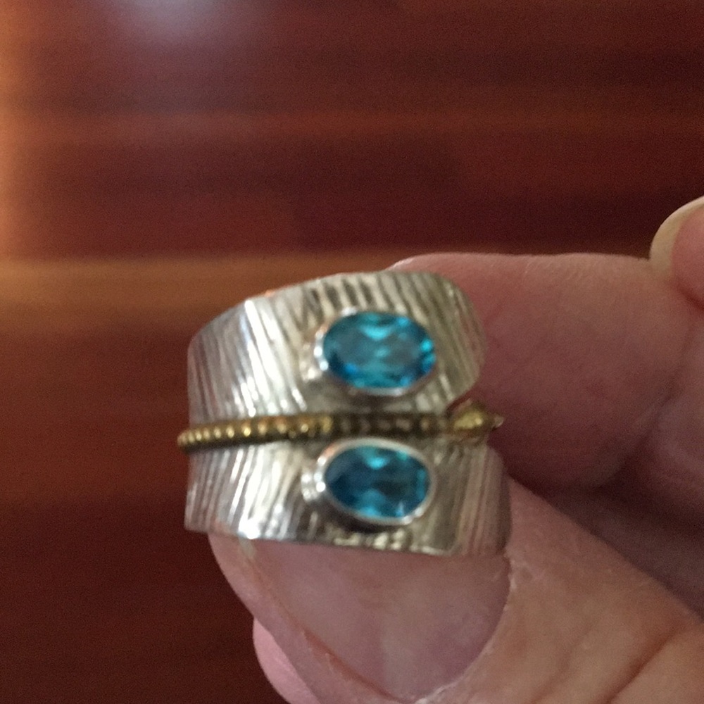 Sterling Silver adjustable Ring - Picture 2 of 5